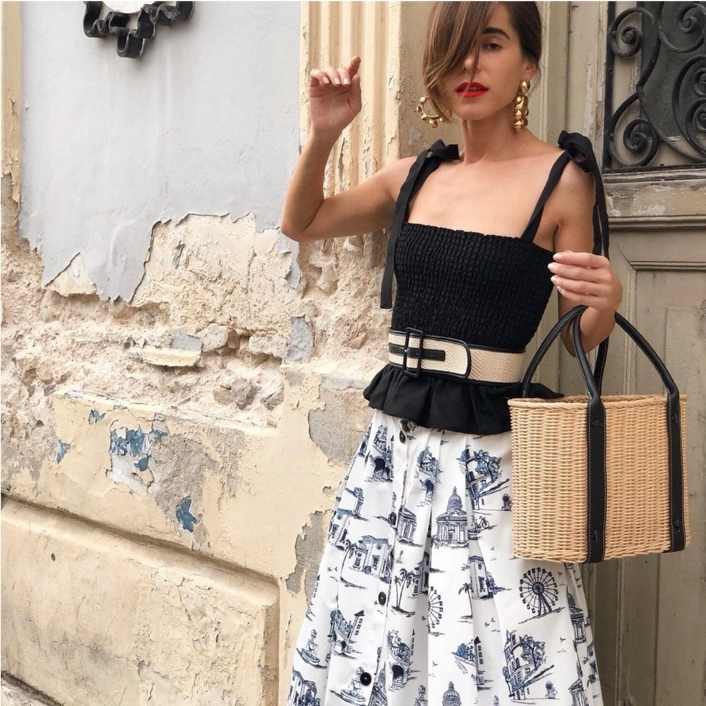 Maje midi Skirt